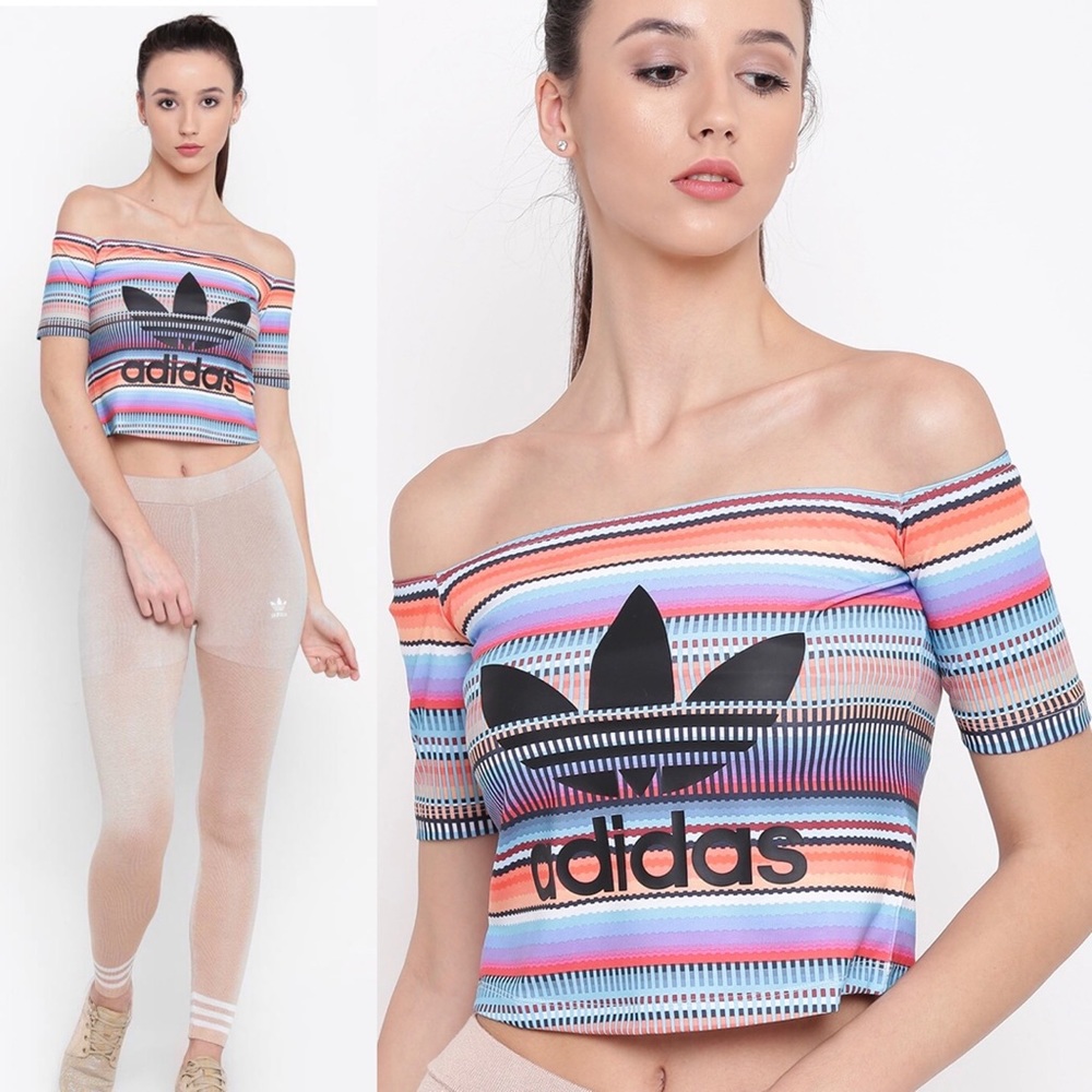3 For $20 ADIDAS ORIGINALS X FARM Off Shoulder Top